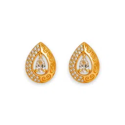AccessHer Gold-Plated Brass Artificial Stones Studs-picture-32