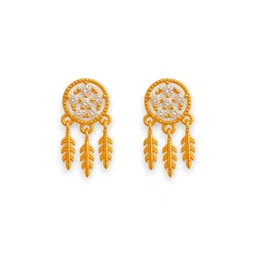 AccessHer Gold-Plated Brass Artificial Stones Studs-picture-34