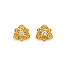AccessHer Gold-Plated Brass Artificial Stones Studs-picture-36