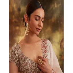 Accessher White Gold-Plated Multi-Layer Pearl Drop Ear chain For Women And Girls-image-14