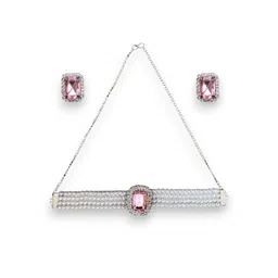 AccessHer Women Gold-Plated Brass Artificial Stones Necklace-picture-39