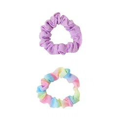 Accessorize Girls Set of 2 Ombre Scrunchy Ponytail Holders-picture-32