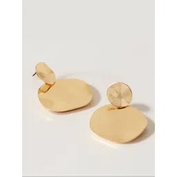 Accessorize Gold-Plated Circular Drop Earrings-picture-33