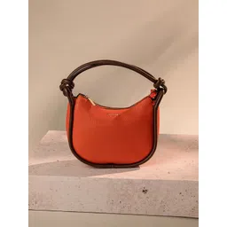 Accessorize London Faux Leather Contrast Knotted Shoulder Bag-picture-22