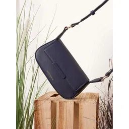 Accessorize London Faux Leather Small Saddle Sling Bag-picture-24