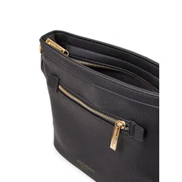 Accessorize London Faux Leather Zip Sling Bag image 3