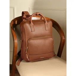 Accessorize London Women Solid Synthetic Leather Convertible Handheld Bag & Backpack-picture-18