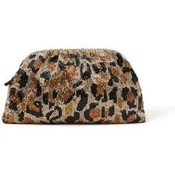 accessorize London Women's Multi Leopard Cloud Clutch | Hand bags for women stylish | Shoulder bag for woman latest | Purse for women handbag-picture-24