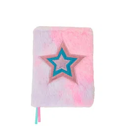 Accessorize Pink & Blue Fluffy Star A5 Notebook-picture-25
