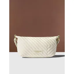 Accessorize Textured Structured Sling Bag with Quilted-picture-16