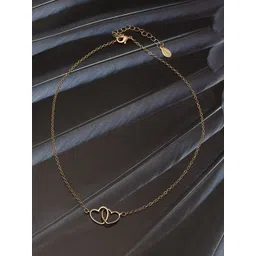Accessorize Women Linked Hearts Necklace-picture-10