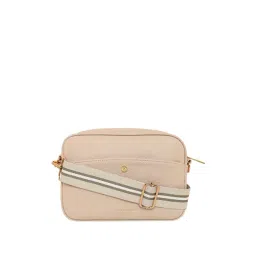 Accessorize London Beige Solid Medium Sling Handbag-picture-19