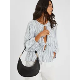 Accessorize London Black Crescent Hobo Bag-picture-39