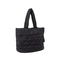 Accessorize London Black Quilted Large Tote Handbag-picture-37