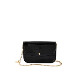 Accessorize London  Black Textured Medium Sling Handbag-picture-29