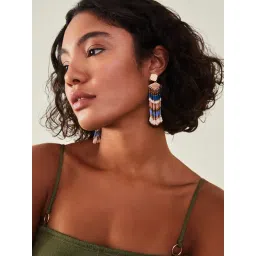 Accessorize London Blue Glass Earrings-picture-25