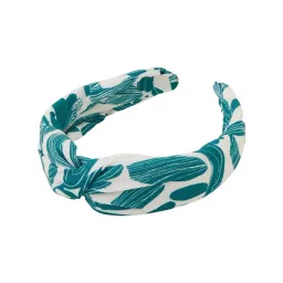 Accessorize London Blue Leaf Twist Head Band-picture-48