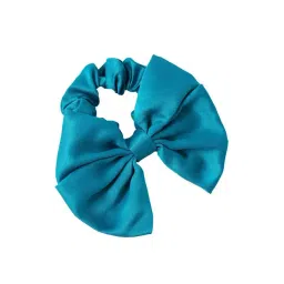 Accessorize London Blue Solid Scrunchies-picture-21