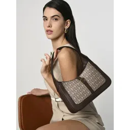 Accessorize London Brown Angie Logo Shoulder Bag-picture-36