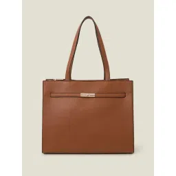 Accessorize London Brown Solid Tote Handbag-picture-39
