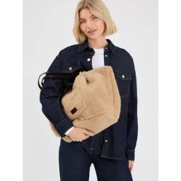 Accessorize London Cream Fur Reversible Tote-picture-11