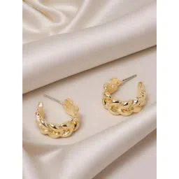 Accessorize London Golden Earrings for Women Pack of 3-picture-31