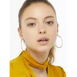 Accessorize London Golden Hoop Earrings-picture-24