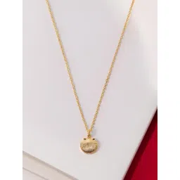 Accessorize London Golden Pendant for Women-picture-27