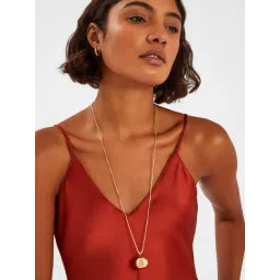 Accessorize London Golden Pendant for Women-picture-26