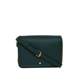 Accessorize London Green Solid Medium Sling Handbag-picture-43