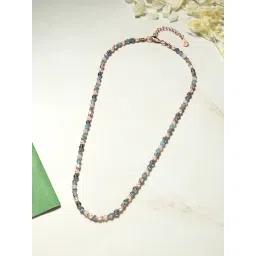 Accessorize London Multi Round Beaded Necklace-image-5