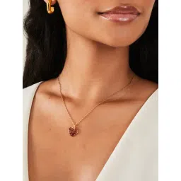 Accessorize London Red Heart Necklace-picture-35