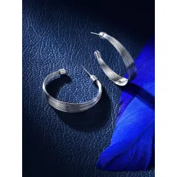 Accessorize London Silver Brass Earrings-picture-41