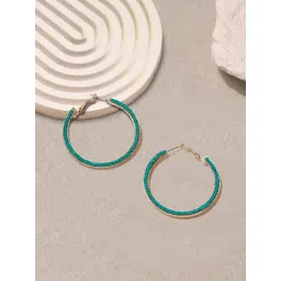Accessorize London Teal Iron Earrings image 2