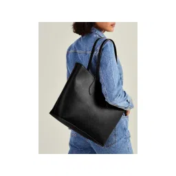 Accessorize London Women Black Laptop Tote Bag-picture-10
