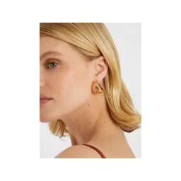 Accessorize London Women Gold Chunky Hoop Earrings-picture-30