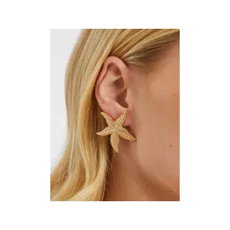 Accessorize London Women Gold Statement Starfish Stud Earrings-picture-18