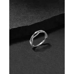 Accessorize London Women's 925 Sterling Silver Hallmark Cubic Zirconia Sparkle Wiggle Ring-picture-31