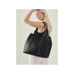 Accessorize London Women's Black Shoulder Bag-picture-11