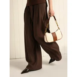 Accessorize London Women’s Cream and Tan Bliss Chain Shoulder Bag with Detachable Strap-picture-14