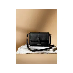 Accessorize London Womens Faux Leather Black Artisan Sling Bag-picture-44