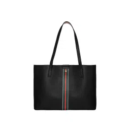 Accessorize London Womens Faux Leather Black Cambridge Tote Bag-picture-36