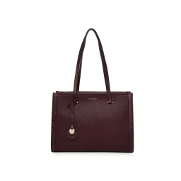 Accessorize London Womens Faux Leather Wine Rosie Book Tote-picture-38