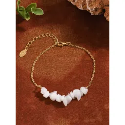 Accessorize London Women'S GoldRaw Stone Anklet-picture-14