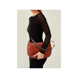 Accessorize London Womens Rust Cotton Cord Shoulder Bag-picture-17