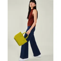 Accessorize London Yellow Solid Handbag-picture-16