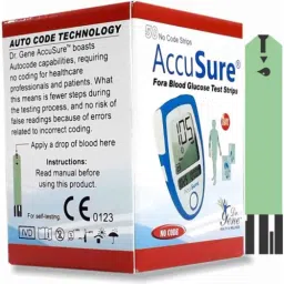 Accusure 50 Pcs Blue Glucometer Test Strips Box-picture-46
