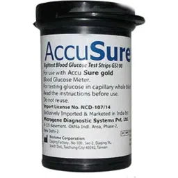 Accusure Gold 25 Pcs Glucometer Strips Box-picture-31
