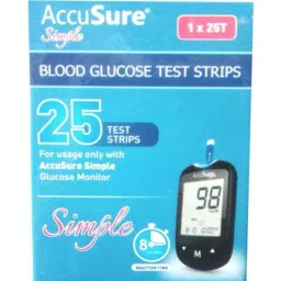 Accusure Td - 4183 25 Pcs Glucometer Strips Box-picture-21