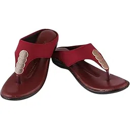 acknew Women's Fashion Sandal | Faux Leather, Comfortable & Stylish Wedges | Ideal for Casual & Formal-picture-50